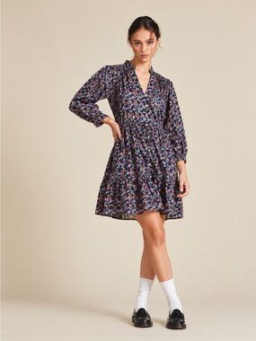 [NWT] $388 TROVATA Yulia mini dress in rolling hills floral. Size Small
